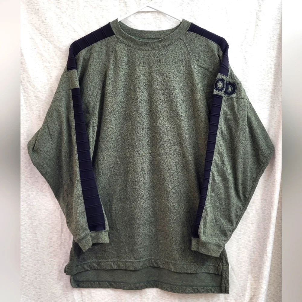 Izod Men's Crew‎ Neck Tee With Logo Army Green & Black Size XL (18)